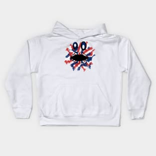 British Humour Fish Face Kids Hoodie